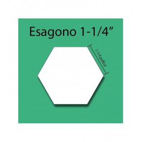 Cardboard hexagon 1-1/4''
