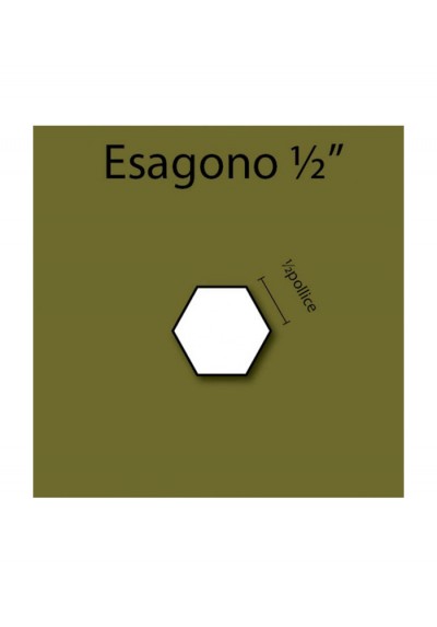 1/2" Hexagons