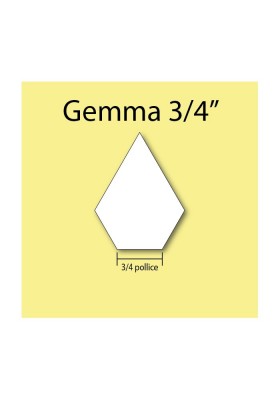 Gemma in cartoncino da 3/4"