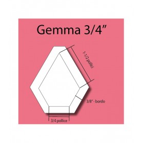 Gemma in plexiglass da 3/4"