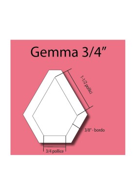 Gemma in plexiglass da 3/4"