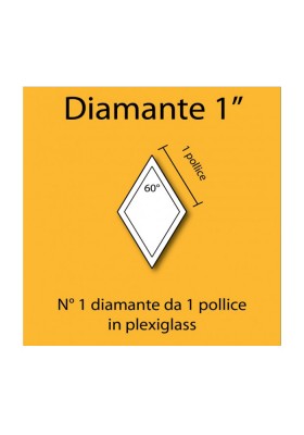 Plexiglass diamond 1"