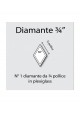 Diamante in plexiglass da 3/4"