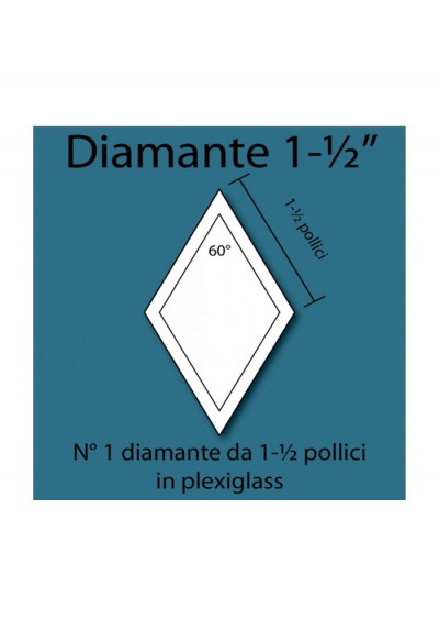 Plexiglass diamond 1-1/2"
