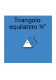 Triangolo equilatero in cartoncino da 3/4”
