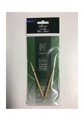 Bamboo Circular Knitting Needles 40 cm/4 cm