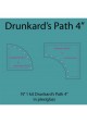 Plexiglass Drunkard's Path 4''
