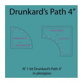 Drunkard's Path da 4'' in plexiglass